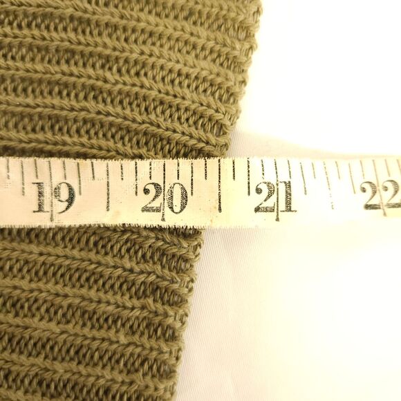 VTG NWT Faded Glory Womens Small Green Open Knit Open Front Cardigan Sweater - Picture 7 of 7